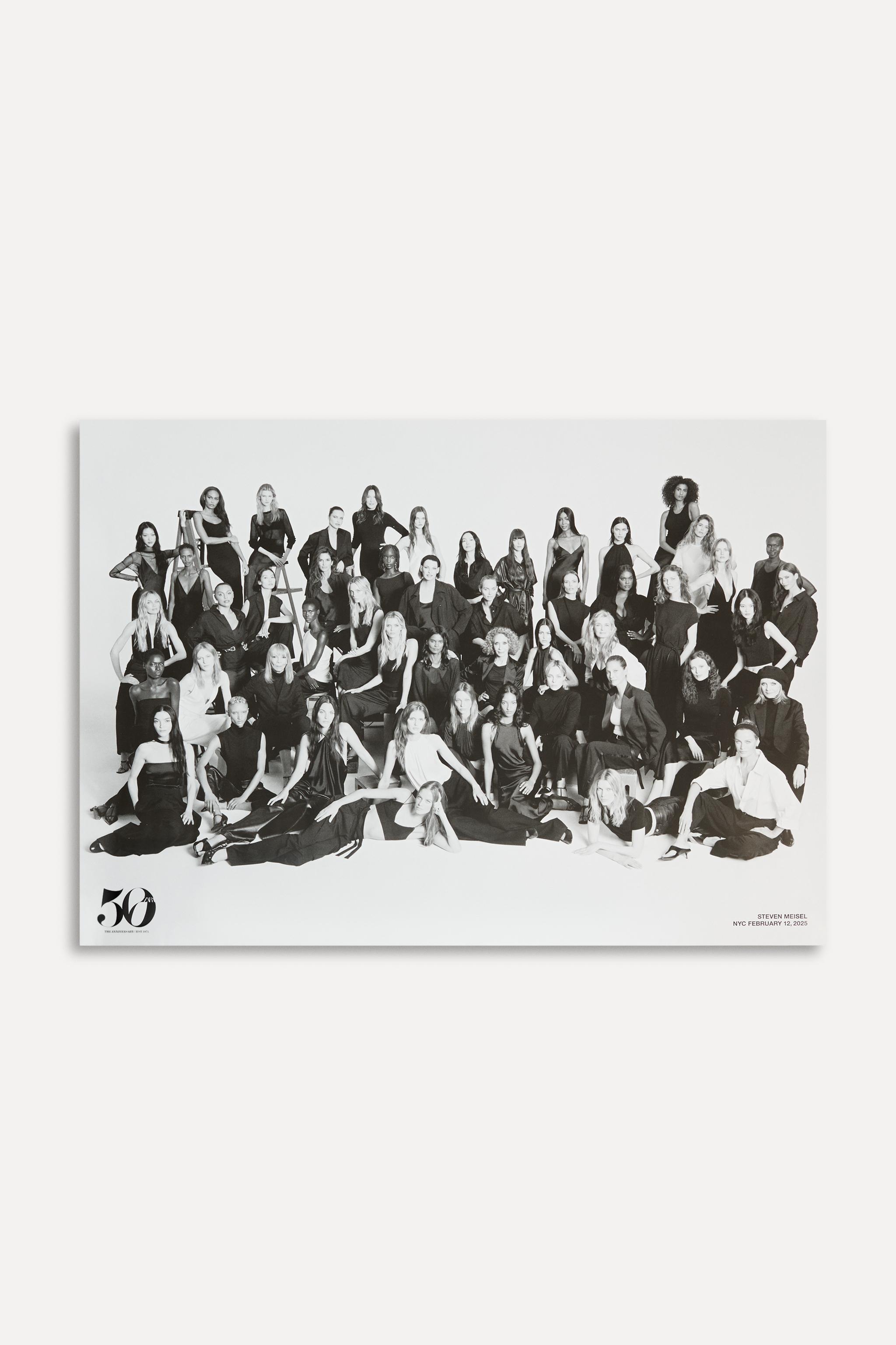 POSTER ZARA PHOTOGRAPHIE STEVEN MEISEL 50TH ANNIVERSARY